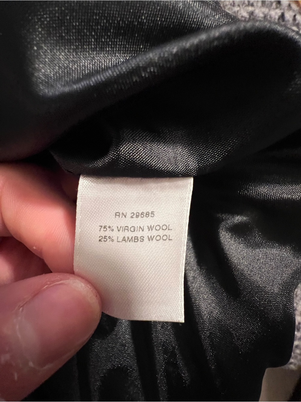 Pendleton Petite Wool Plaid Jacket Coat Women’s Size 18 Gray Black Button Front - Picture 6 of 6